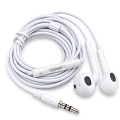 Geman GH-03 3.5mm Wired Earphones with HD Microphone & Volume Control GH-03