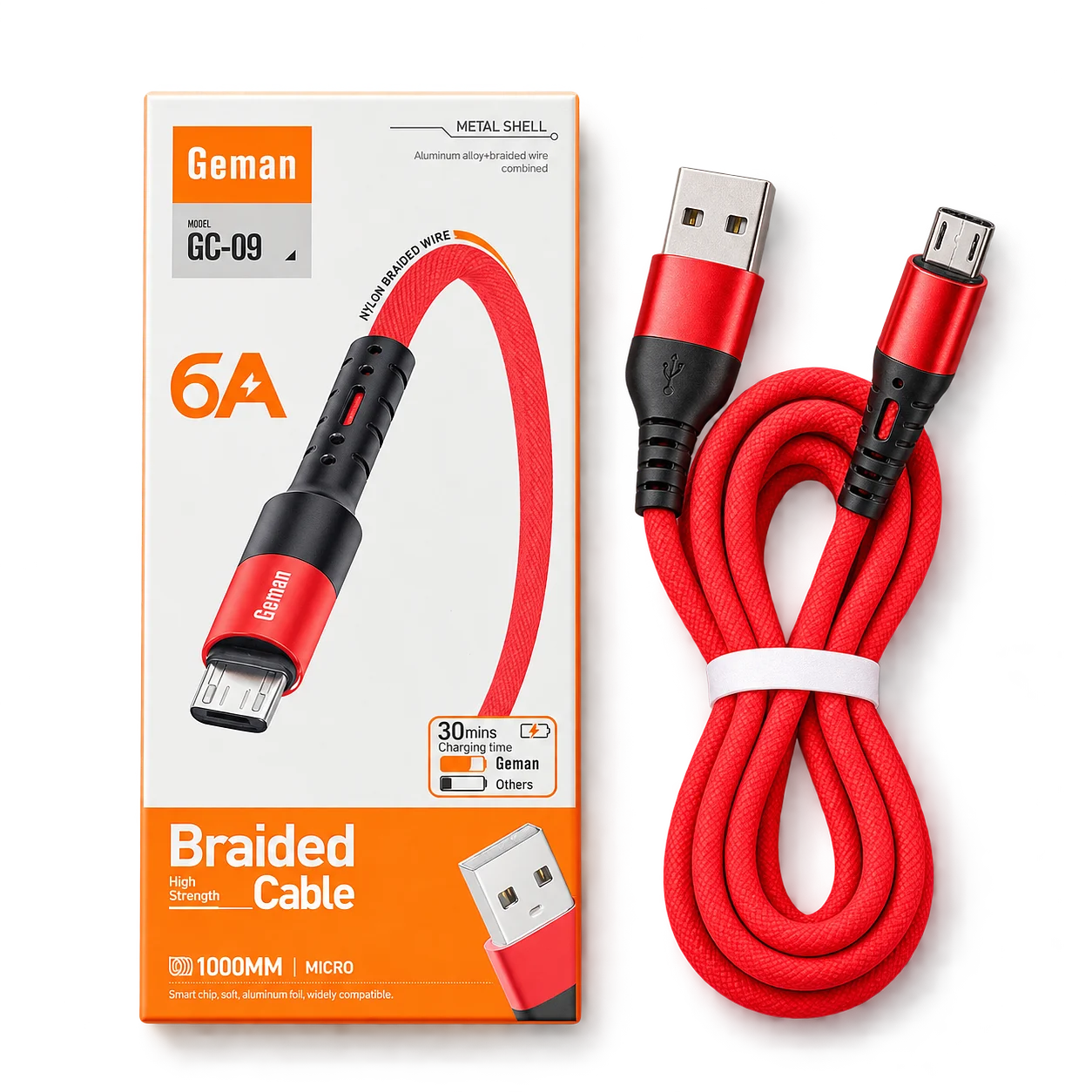 Fast charging Braided Cable GC-09